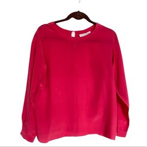 Vintage Oscar de la Renta Expressions silk blouse sz M